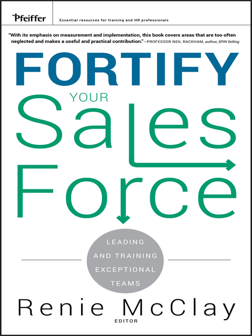 Title details for Fortify Your Sales Force by Renie McClay - Available